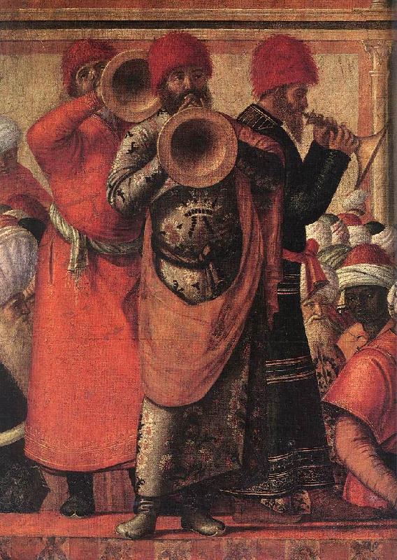 CARPACCIO, Vittore The Baptism of the Selenites (detail) ds Sweden oil painting art